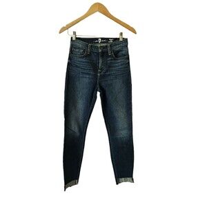 Seven For All Mankind Jeans High Waist Ankle Gwenevere 25‎